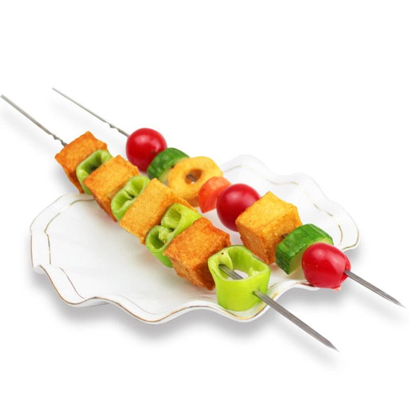 Reusable Stainless-Steel BBQ Skewers – product view 4