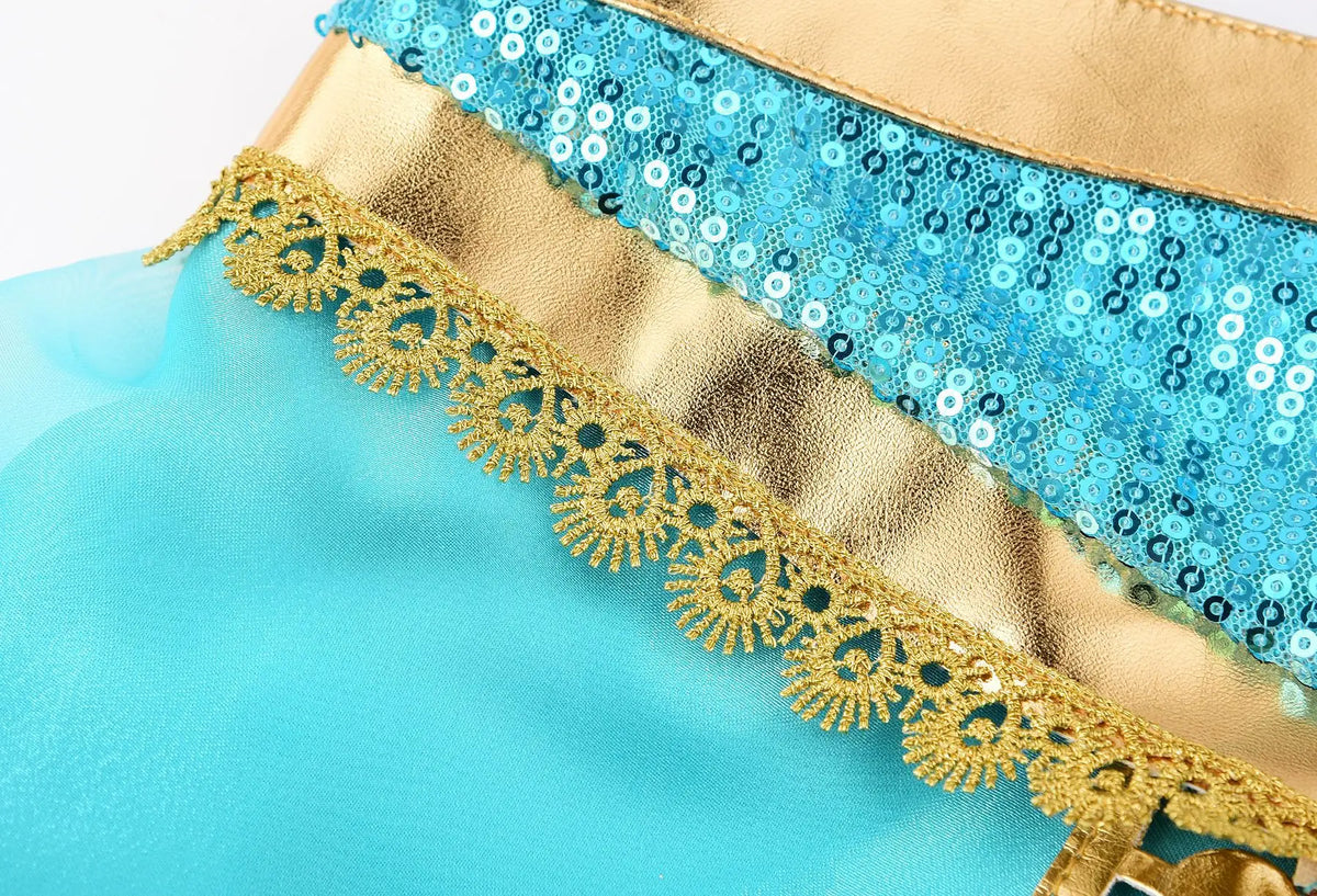 Kids Jasmine Princess Costume Dress