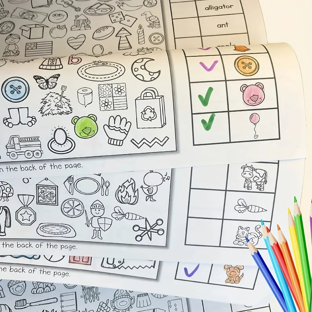 Hidden-Object Coloring Book for Kids