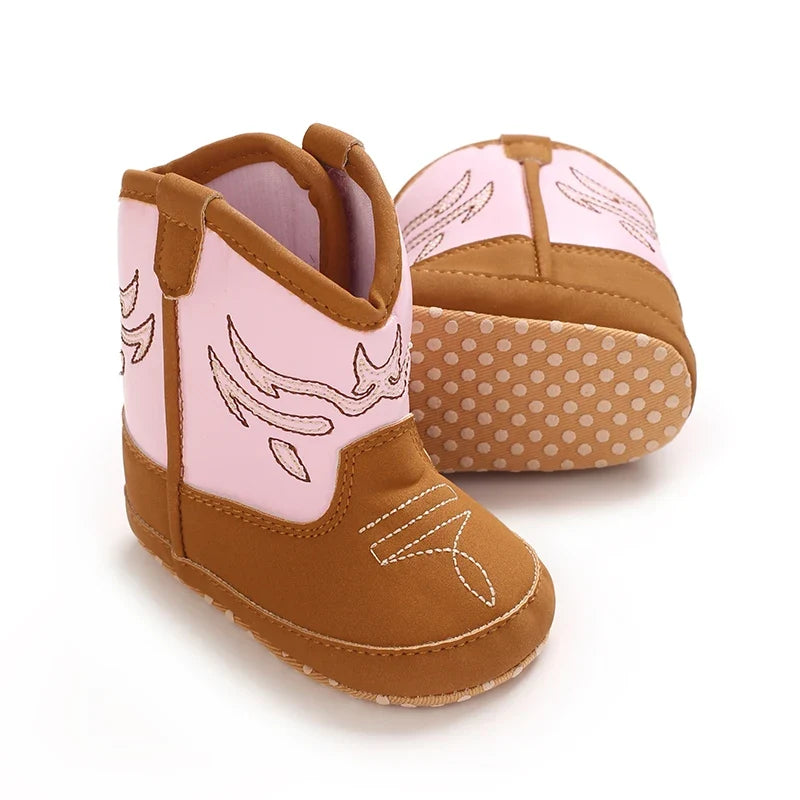 Western Cowboy Baby Boots (0–18M)