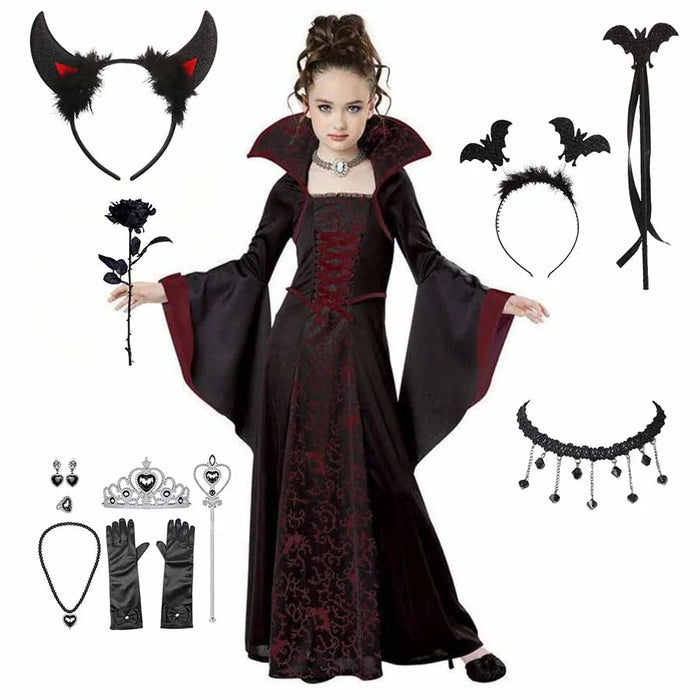 Kids Gothic Vampire Costume