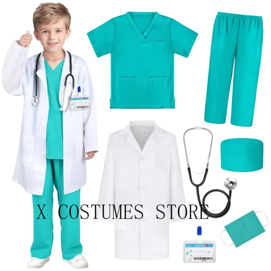 Kids Doctor & Nurse Role-Play Costume
