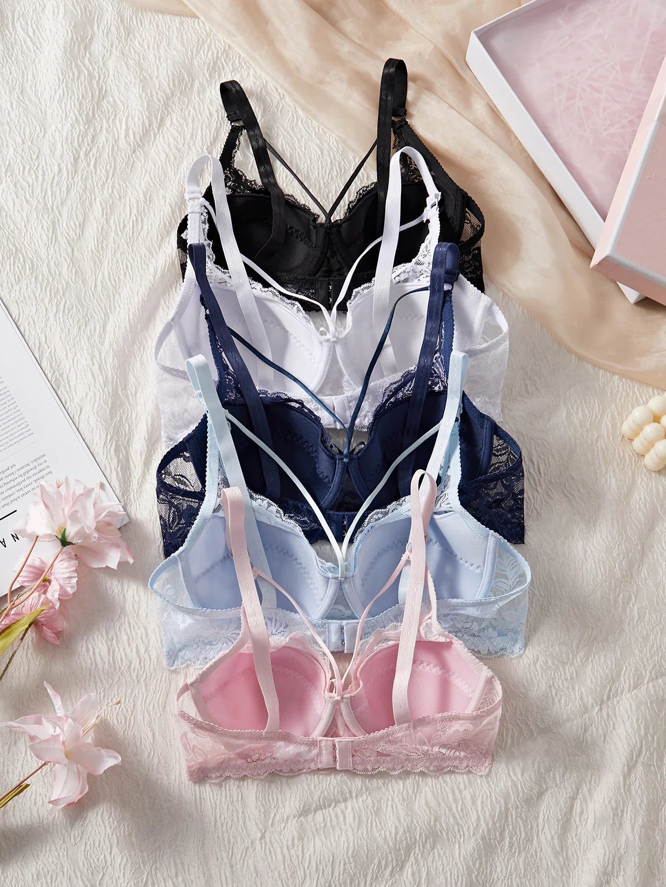 5-Piece Lace Lingerie Set