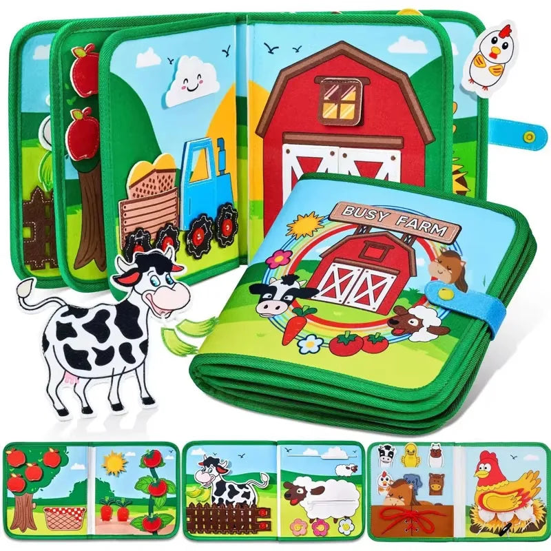 Farm Animal Felt Busy Book – product view 5