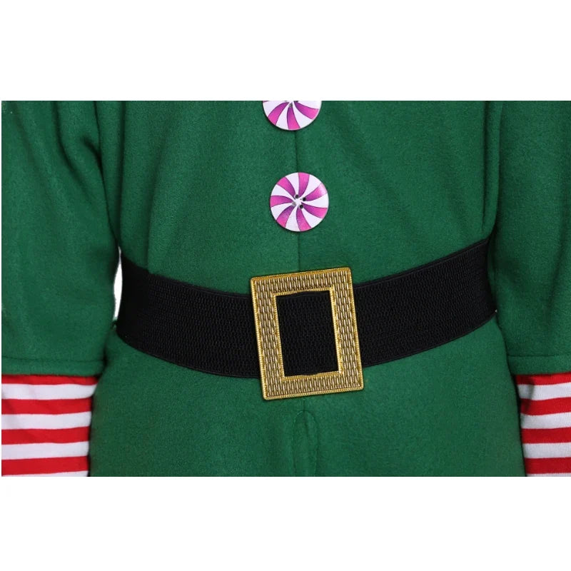 Kids Christmas Elf Costume Set