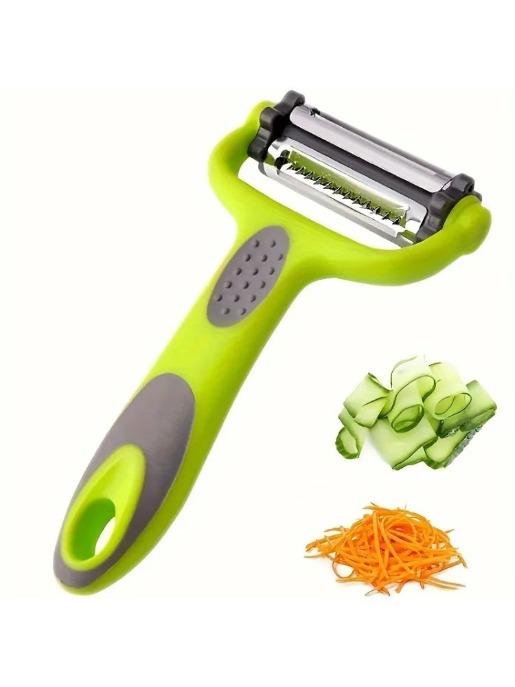 3-in-1 Fruit & Vegetable Peeler, Grater & Shredder