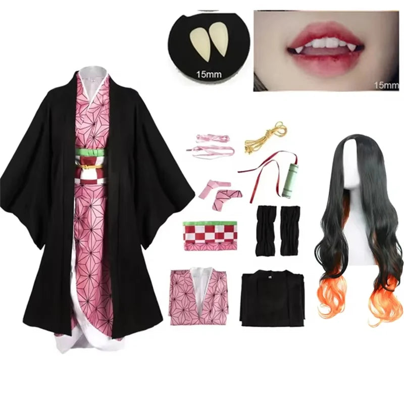 Kids Nezuko Kamado Cosplay Costume