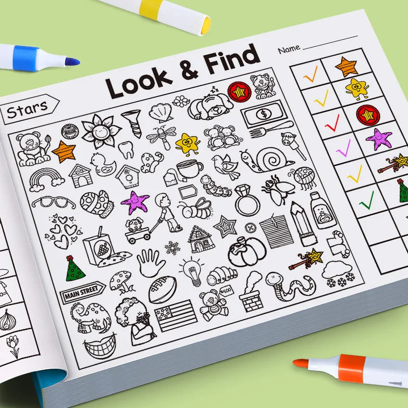Hidden Object Coloring & Activity Book for Kids