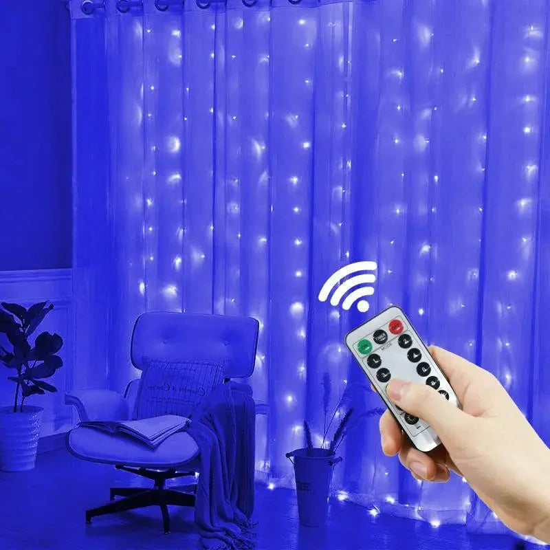 USB LED Curtain Fairy Lights with Remote