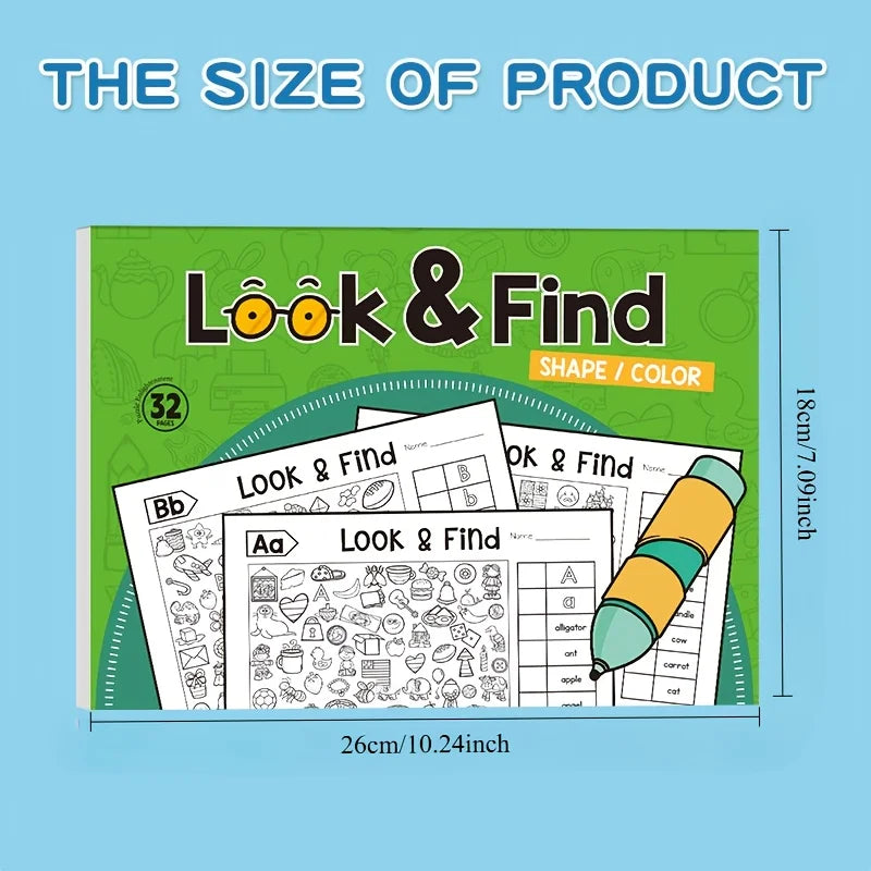Hidden-Object Coloring Book for Kids