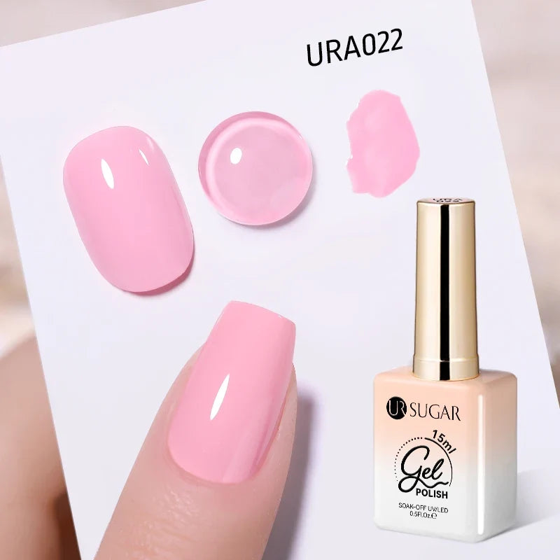 UR SUGAR 15ml Jelly Milky White Gel Polish
