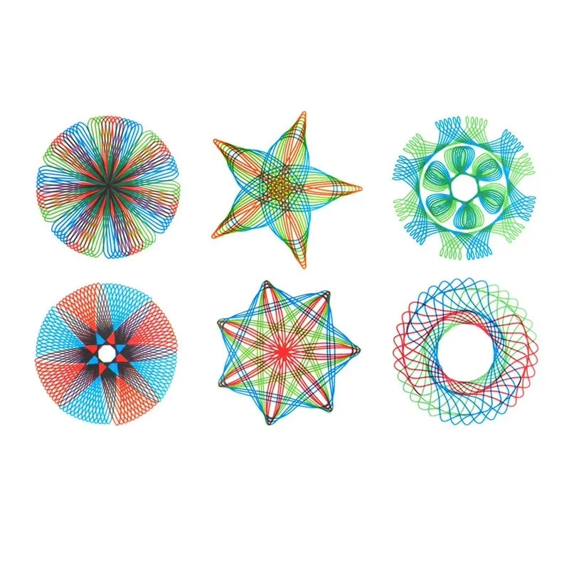 22-Piece Spirograph Drawing Set for Kids