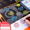 22-Piece Geometric Drawing Set for Kids