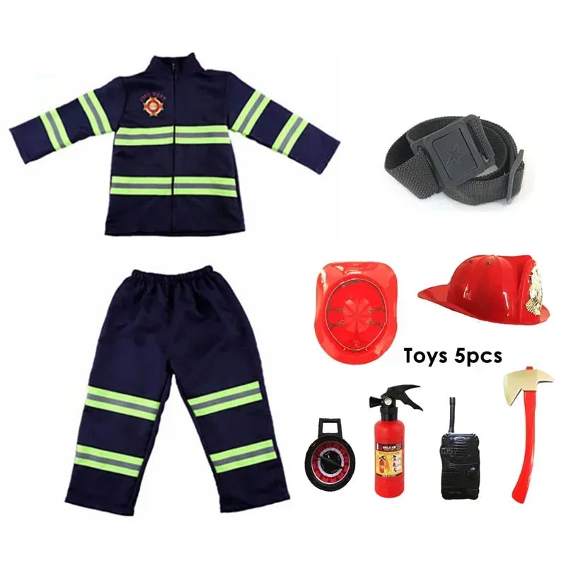 Kids Firefighter Role-Play Costume
