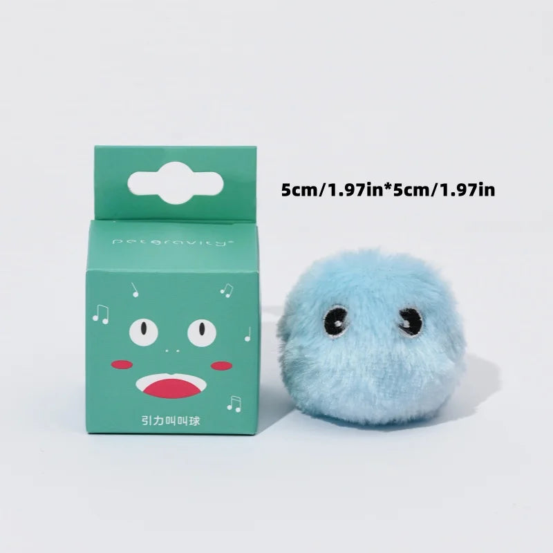 Interactive Plush Cat Toy Ball