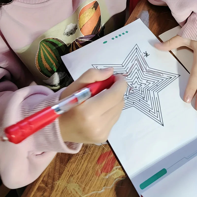 Kids Maze Activity Book – 3 Difficulty Levels