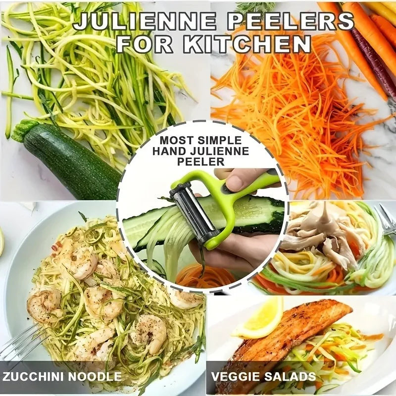 3-in-1 Fruit & Vegetable Peeler, Grater & Shredder