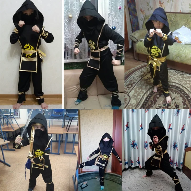 Kids Ninja Costume Set – product view 9