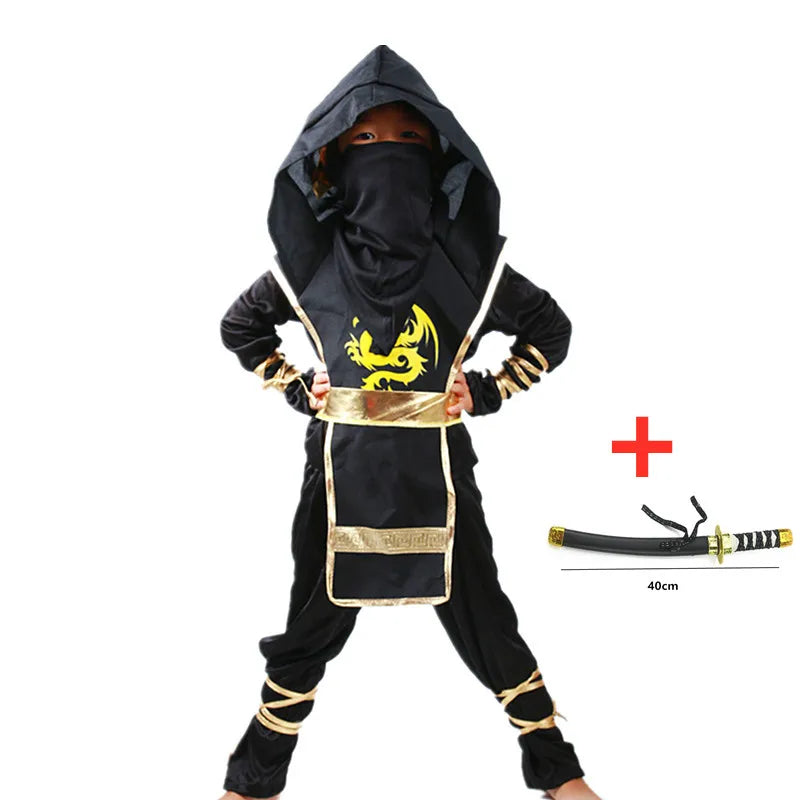 Kids Ninja Costume Set – product view 4