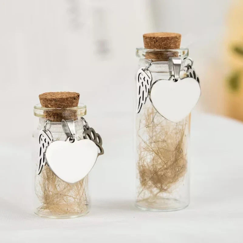 Pet Hair Memorial Keepsake Bottle