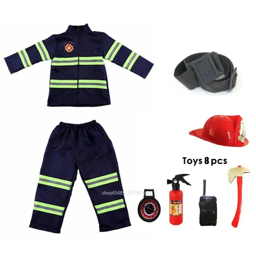 Kids Firefighter Role-Play Costume