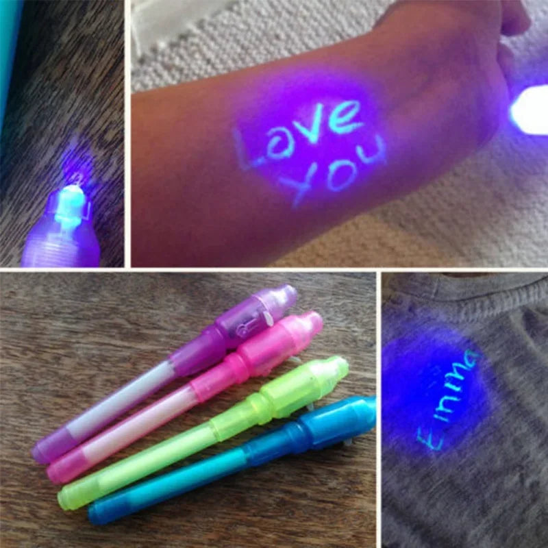 UV Invisible Ink Pen Set