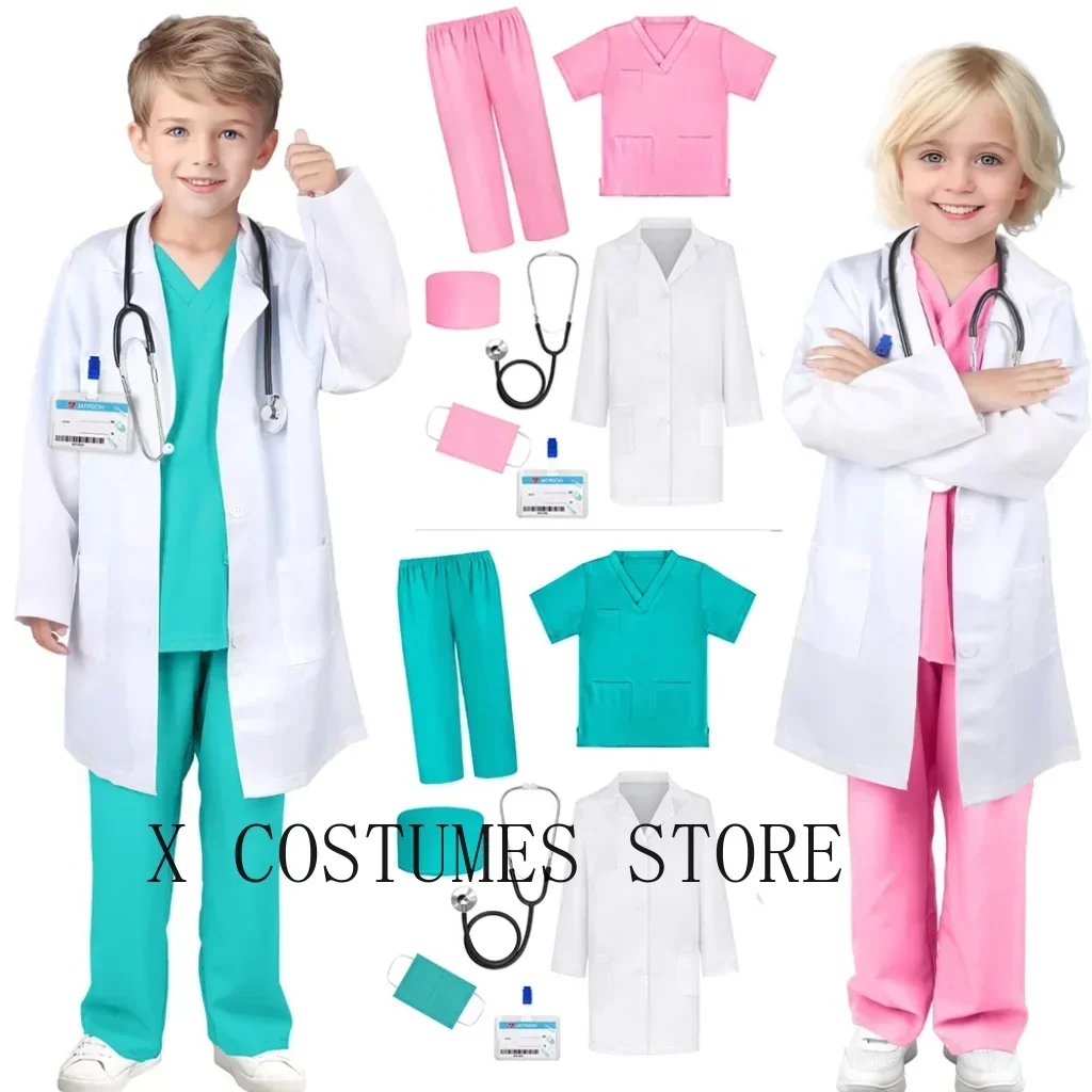 Kids Doctor & Nurse Role-Play Costume