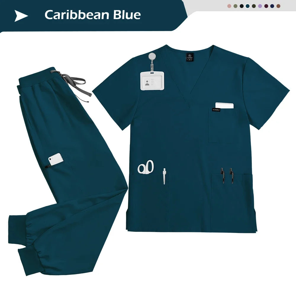 Women’s Short Sleeve Nurse Scrub Set