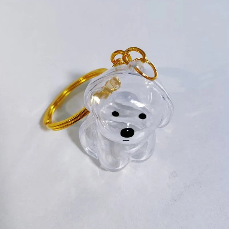 Clear Pet Hair Memorial Keepsake Capsule