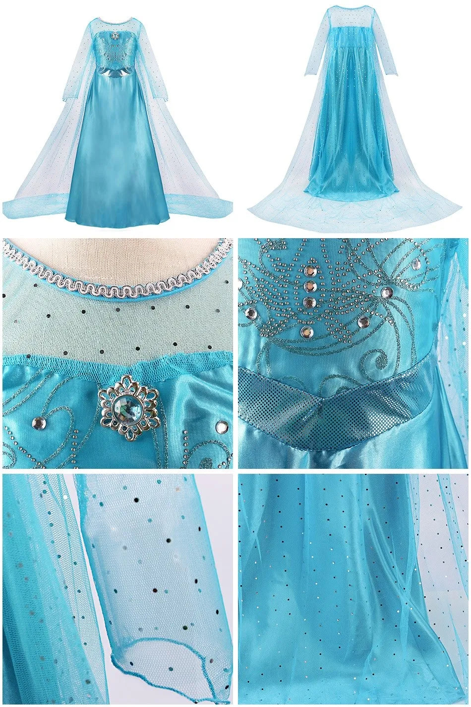 Kids Princess Costume Dress