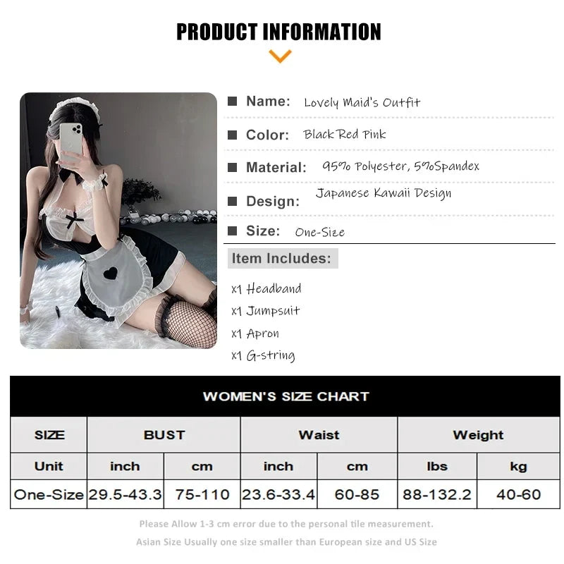 Maid Costume Lingerie Set