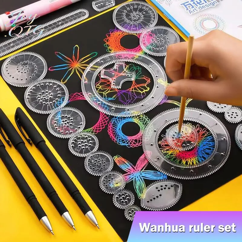 22-Piece Geometric Drawing & Ruler Set