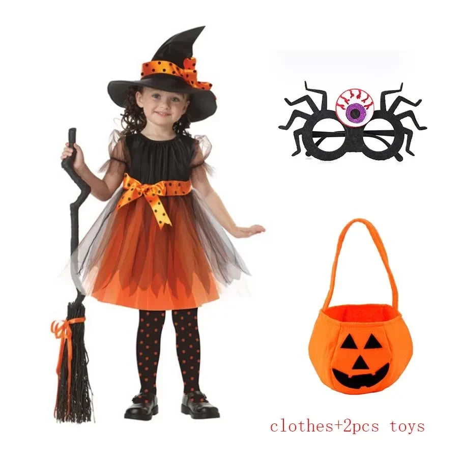 Kids Gothic Vampire Costume – product view 14