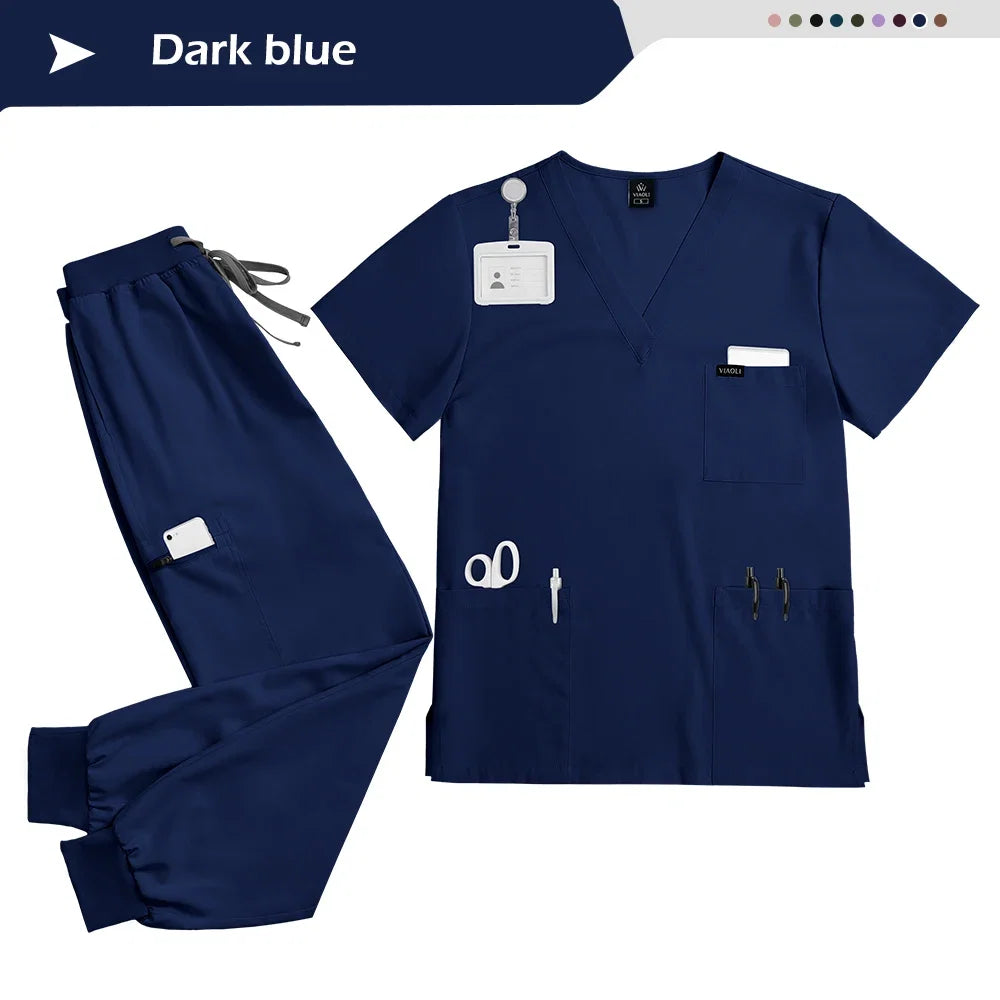 Women’s Short Sleeve Nurse Scrub Set