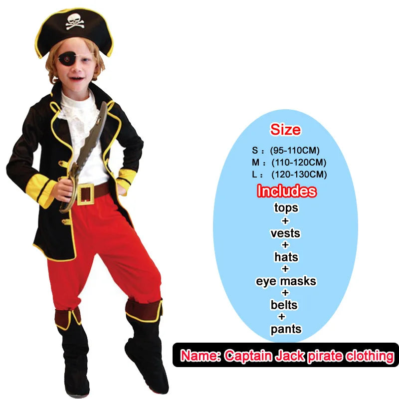 Kids Pirate Adventure Costume – product view 12