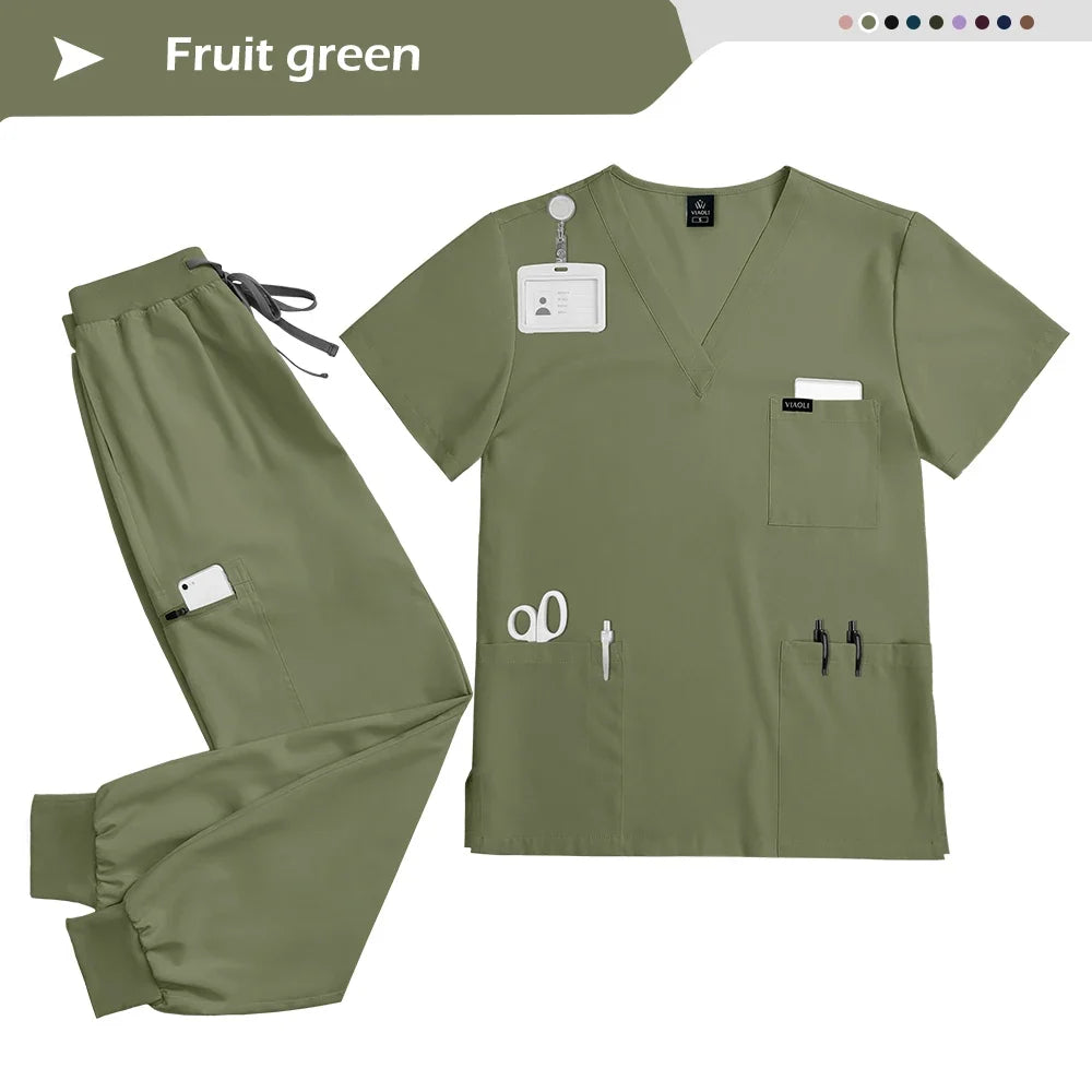 Women’s Short Sleeve Nurse Scrub Set