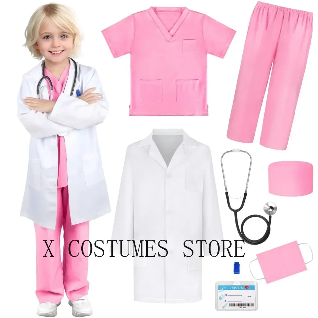 Kids Doctor & Nurse Role-Play Costume
