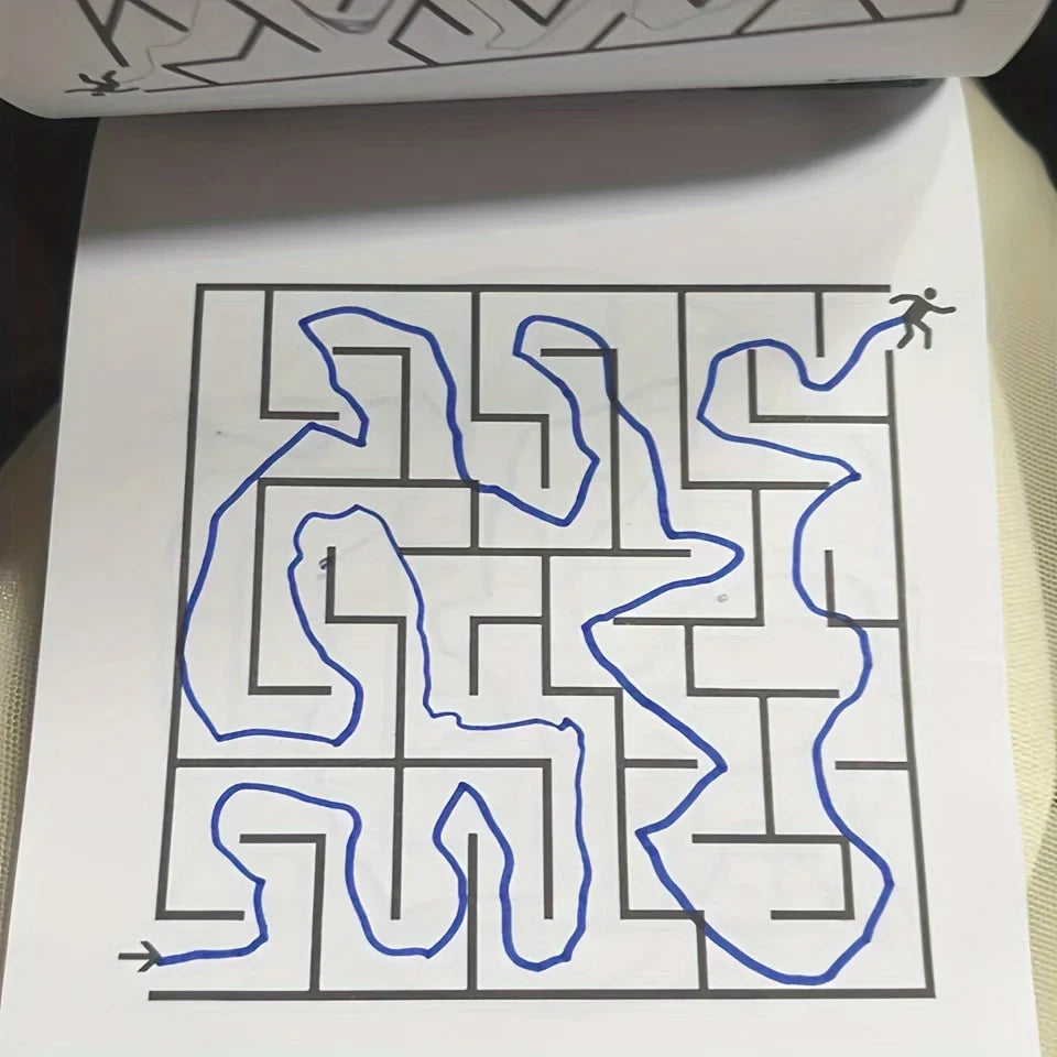 Kids Maze Activity Book – 3 Difficulty Levels