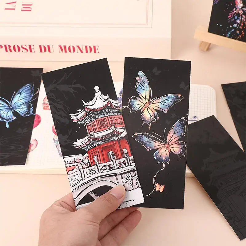 Kids Scratch Art Bookmark Set – 12 Pieces