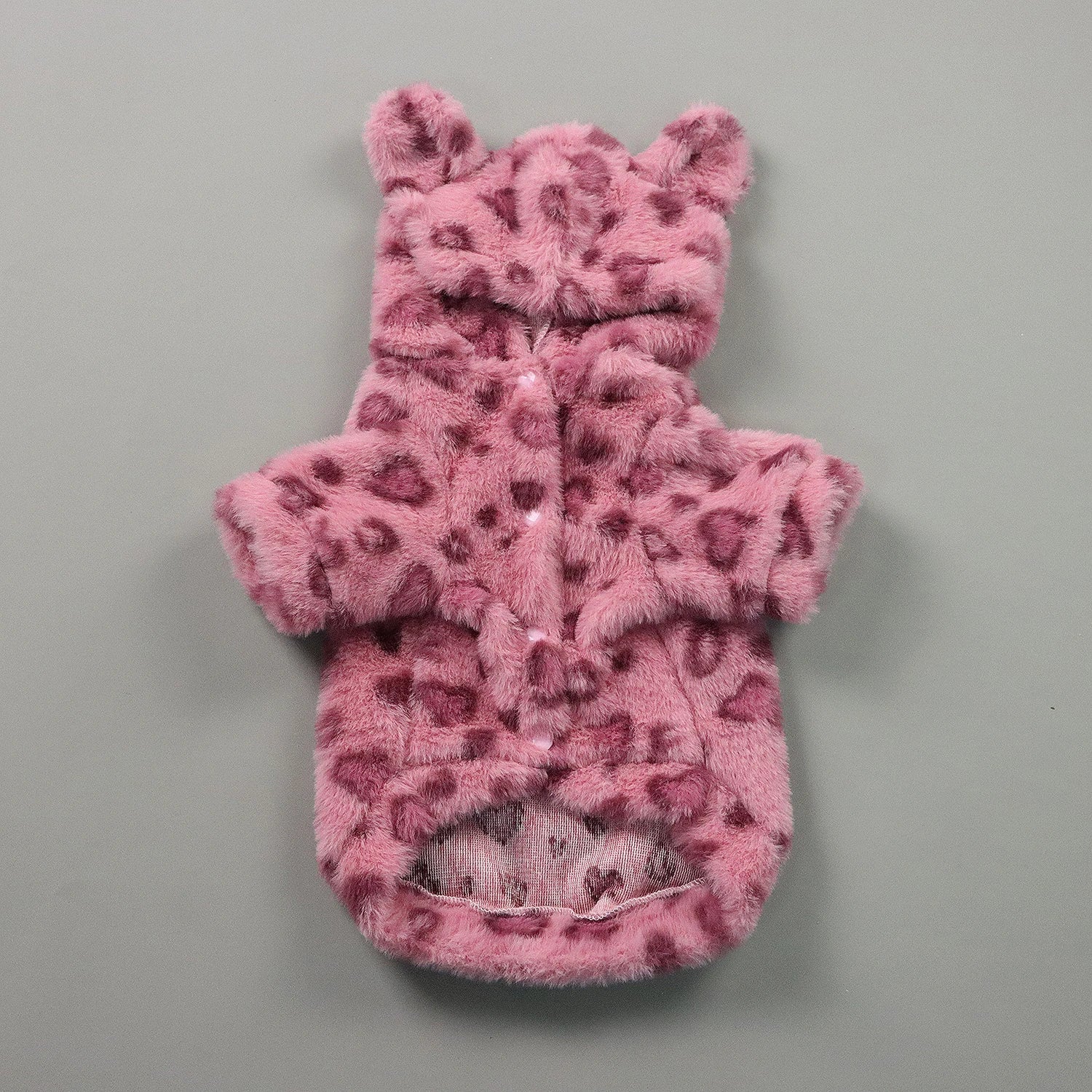 Warm Fleece Hooded Pet Jacket