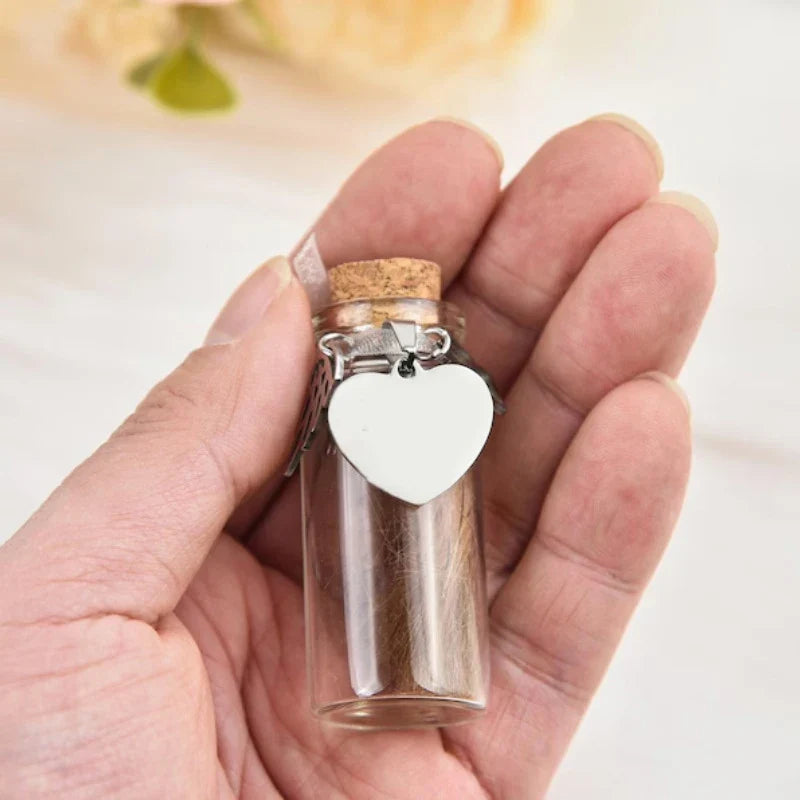 Pet Hair Memorial Keepsake Bottle