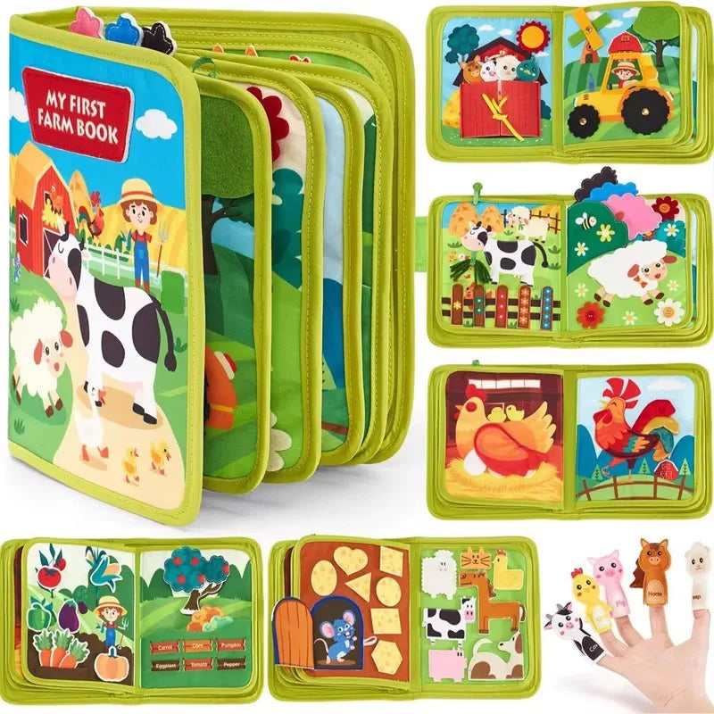 Farm Animal Felt Busy Book – product view 1