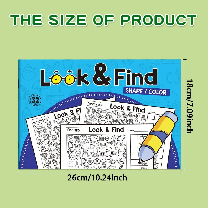 Hidden Object Coloring & Activity Book for Kids