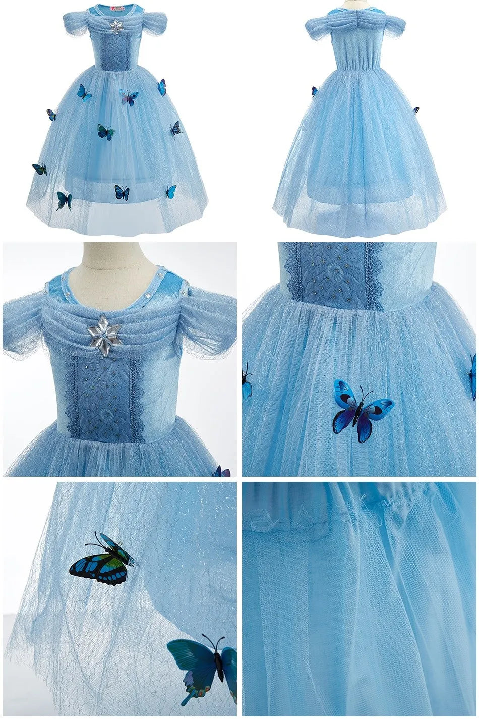 Kids Princess Costume Dress