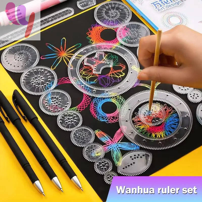 22-Piece Geometric Drawing Tool Set