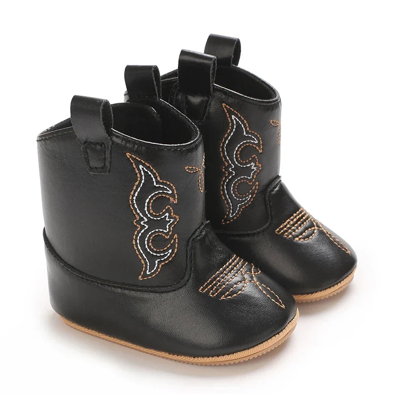 Western cowboy baby boots for infants