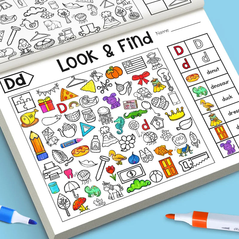 Look & Find Hidden Object Activity Book for Kids