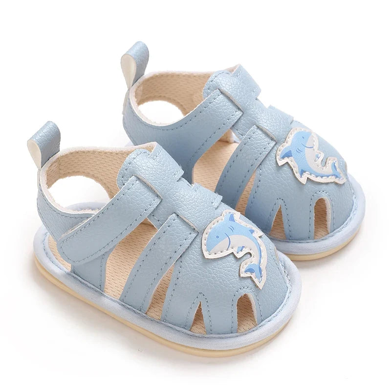 Breathable soft-sole baby sandals