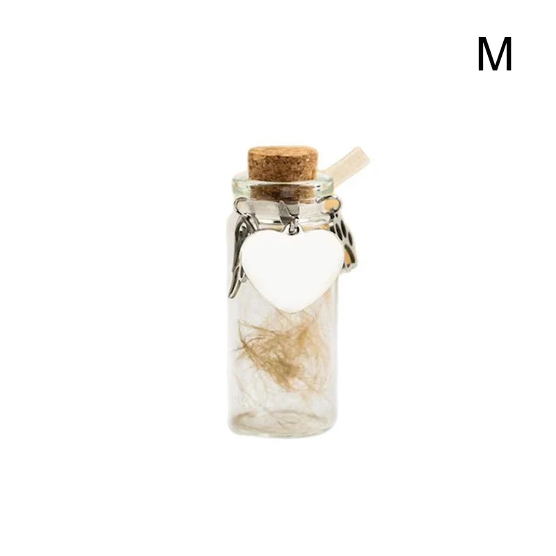Pet Hair Memorial Keepsake Bottle
