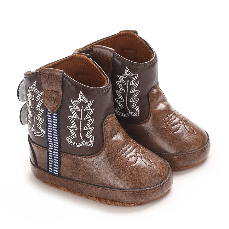 Western cowboy baby boots for infants